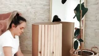 DIY Aesthetically Pleasing Side Table