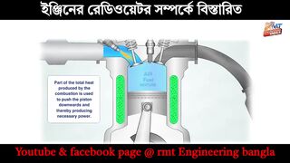 ইঞ্জিনের রেডিয়েটর কি ও কাজ What is the engine radiator?