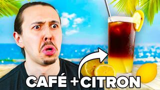 Je teste les meilleures boissons à boire l'été