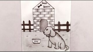 How to draw a dog easy step-by-step