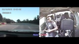 Dashcam Captures Moment SUV Crashes Into Tulsa Police Car