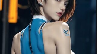 【AI & Art Reina 】Model K. test (Do you like her?)