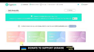 CryptoWin Withdra Proof 100% Legit Website Working Years 3 Plus No Investment Daily Withdra