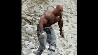 Funny! The Rock eat rocks