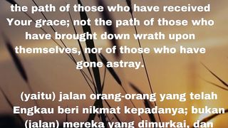 Al fatihah ayat 7