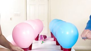 Balloon Dart Cotton and Candy Race