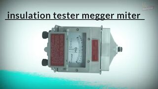 How to measure its insulation with megger meter