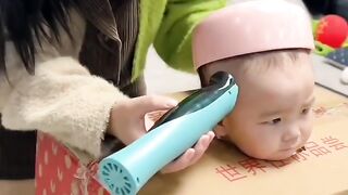 Baby hair cutting 2