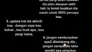 ada trust isue ni solusinya