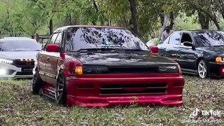 A beautiful 1988 corolla modified