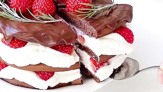 Healthy Low-Sugar Dessert Cake Making