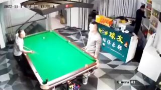 Very funny moment in snooker