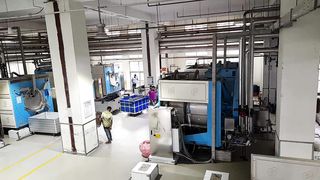 factory washing plant dyeing plant factory video