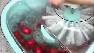 Vegetables washing brush tub