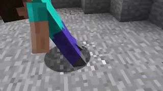 Random GUY TURNED out to BE a HEROBRIN in Minecraft????