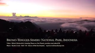 Bromo-Tengger-Semeru National Park, Indonesia [Amazing Places 4K].