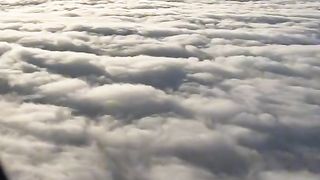 Flying in a sky