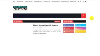 How To Add on techvids.in with Social TOP Menu URL Link Blogger Widget