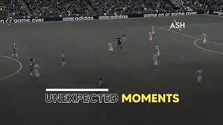 Unexpected moments in football matches