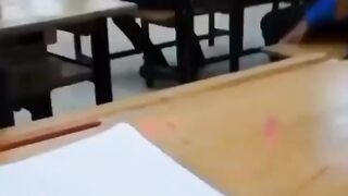 Boy funniest moments dance in class in back of his teacher
