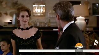 Prettiest woman in the world being interviewed