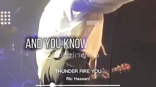 ‎Ric_Hassani_Thunder_Fire_You_(Lyrics)‎