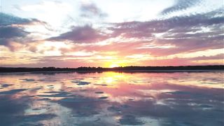Sun cloud water all together