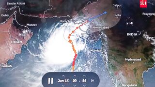 Biparjoy Storm in India & Pakistan