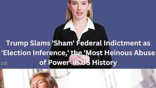 Trump Slams 'Sham' Federal Indictment as 'Election Inference,' the 'Most Heinous Abuse|| @news41news