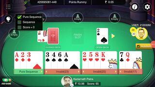 How To Play OSOM Points Rummy Card Game - Rummy Real Cash Game - How Play Rummy in Android #128