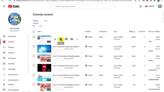 Gaming eTech - How To View on Youtube Video Analytics from Youtube Channel Content Video Analytics