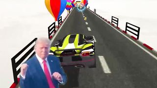 Superhero Car Mega Ramp Games 2