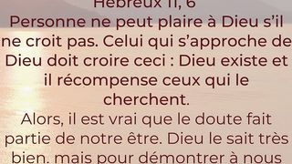 La foi en Dieu 4