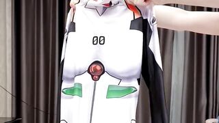 No skirt this time # cross dressing # anime # Ayanami