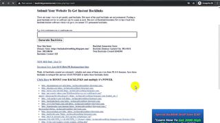 How To Submit Your Website To Get Instant Backlinks