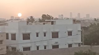 Sunset in Karachi