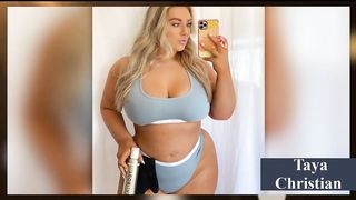 Taya Christian plus size model most beautiful curvy model
