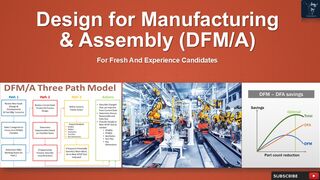 Design for Manufacturing and Assembly (DFM/DFA) | For Fresh and Experience Candidates