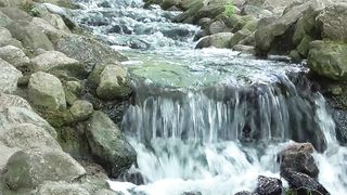 Rushing water relaxing sound