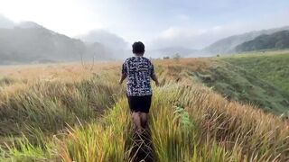 Hiking 60 miles.mountain indonesia
