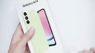 SAMSUNG GALAXY A24 ASMR UNBOXING! smart home gadgets asmr unboxing