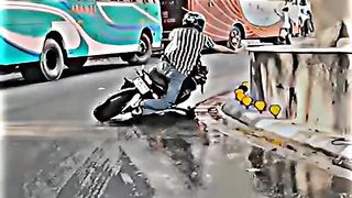 KTM DUKE Accident