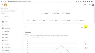 How To Check All Time Blogger Traffic Views Analytics on Blogspot Website
