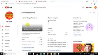 How To Check Youtube Channel analytics on New Youtube Channel