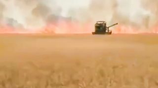 Fire on farm ????????