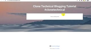 How To New Blogger Website Template HTML Full Customize #clonetechnical