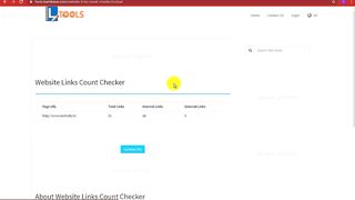 How To Website Links Count using Website Links Count Checker