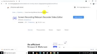 How To Screen Recording Webcam Recorder Video Editor using Google Chrome Extension