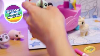 Crayola Scribble Scrubbie Peculiar Pets Rainbow Tub Set, Kids Pet Care Toy, Toddler Toys for Girls & Boys, Gifts, Ages 3+