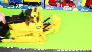 Bulldozer and loader toys